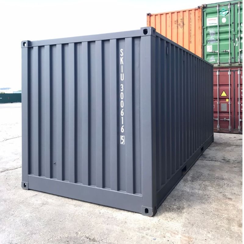 contentor marítimo 20 pés open side