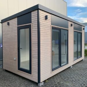 Pavilhão Modular Equipado com Todo o Conforto de 15 m²