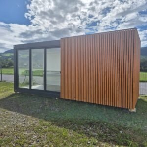 Pavilhão Modular Envidraçado de 15 m²