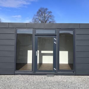 Pavilhão Modular Panorâmico de 18 m² Totalmente Equipado – Isolado e Climatizado